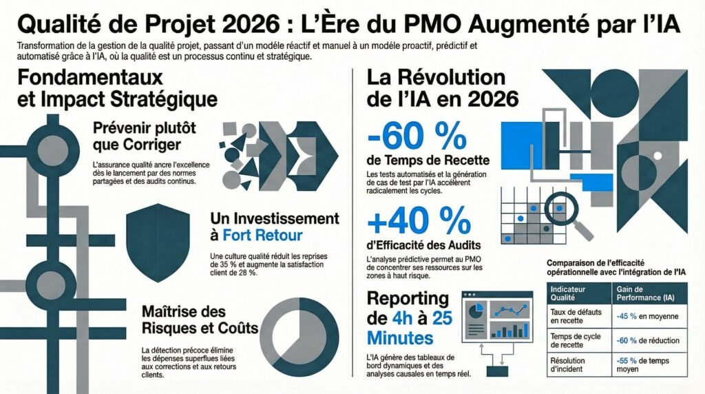 Qualité de Projet en 2026 : Le Guide Complet du PMO Augmenté par l'IA qualité de projet en 2026 le guide complet du pmo augmenté par l