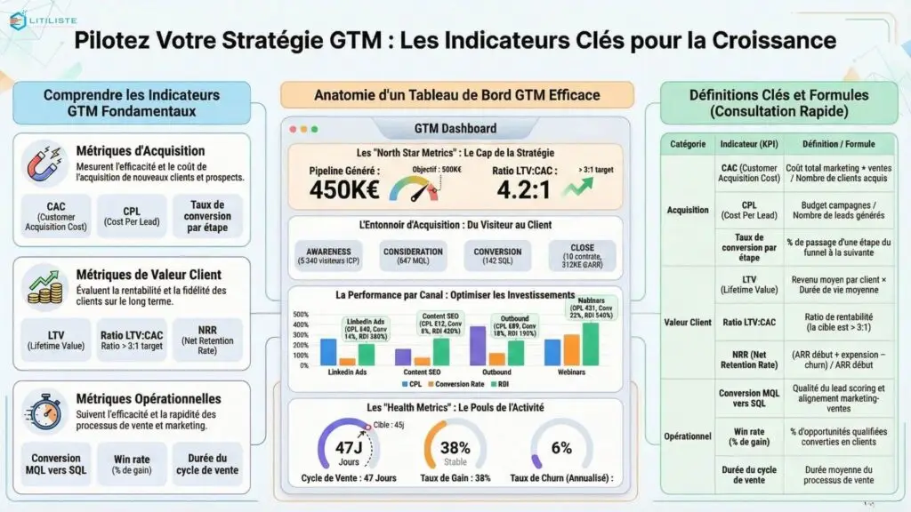 construction d’un dashboard gtm efficace