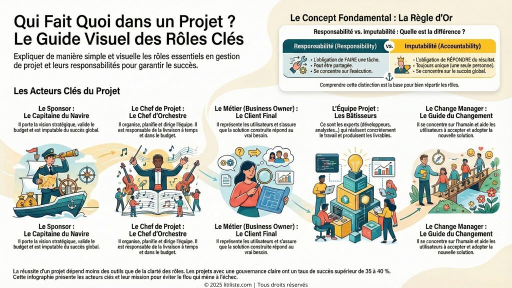 Acteurs du projet et du programme guide des rôles clés du projet