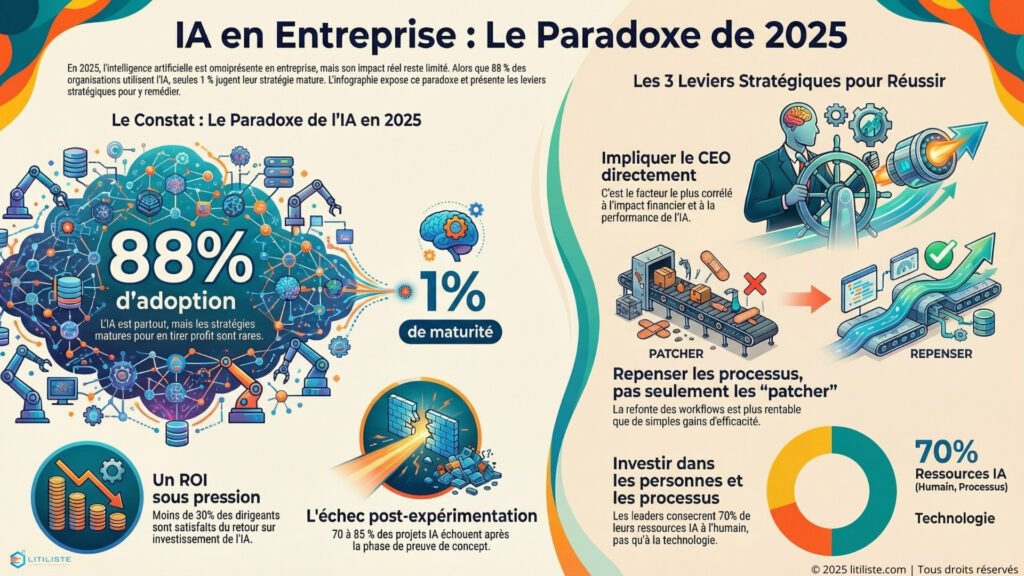 Intelligence Artificielle ia en entreprise le paradoxe 2025