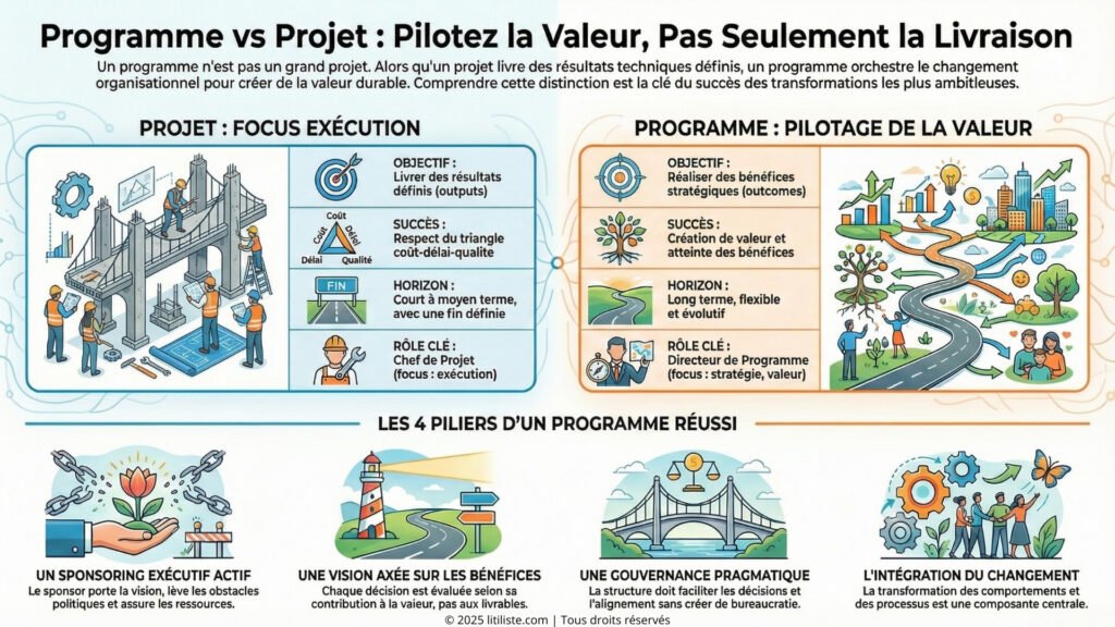 Delivery Programme piloter la valeur, pas la livraison.