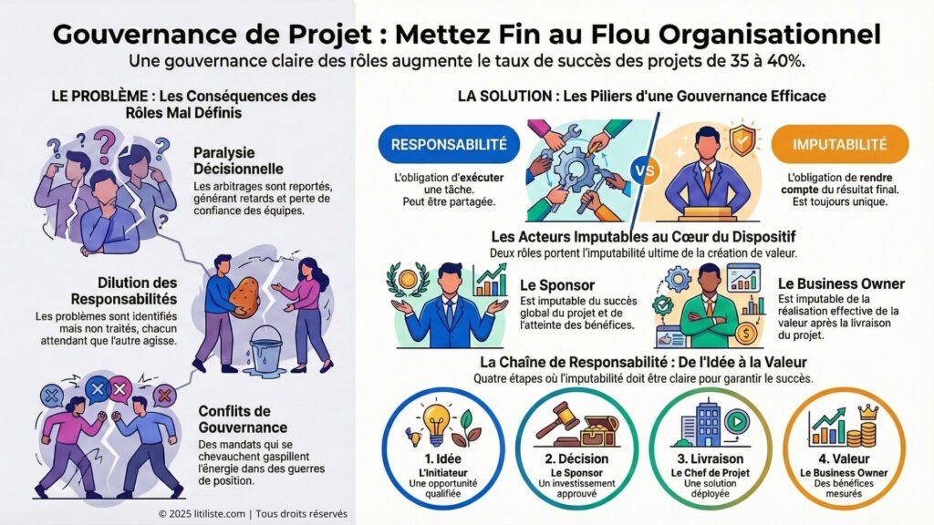 Acteurs du projet et du programme rôles clairs pour succès de projet