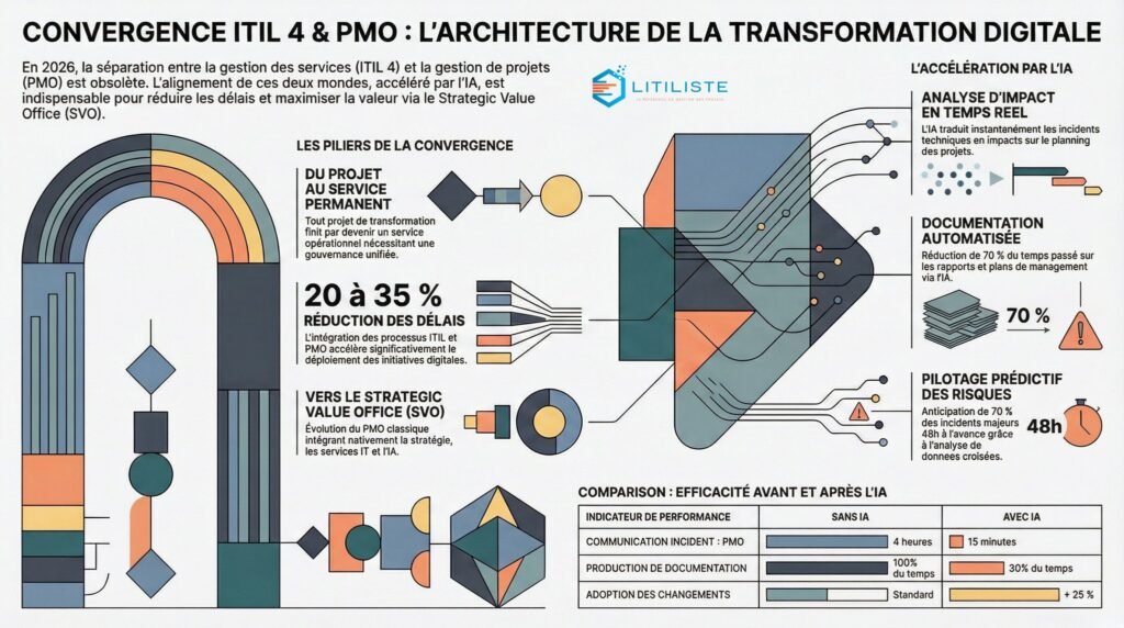 itil 4, itsm et pmo comment les aligner pour une transformation digitale réussie